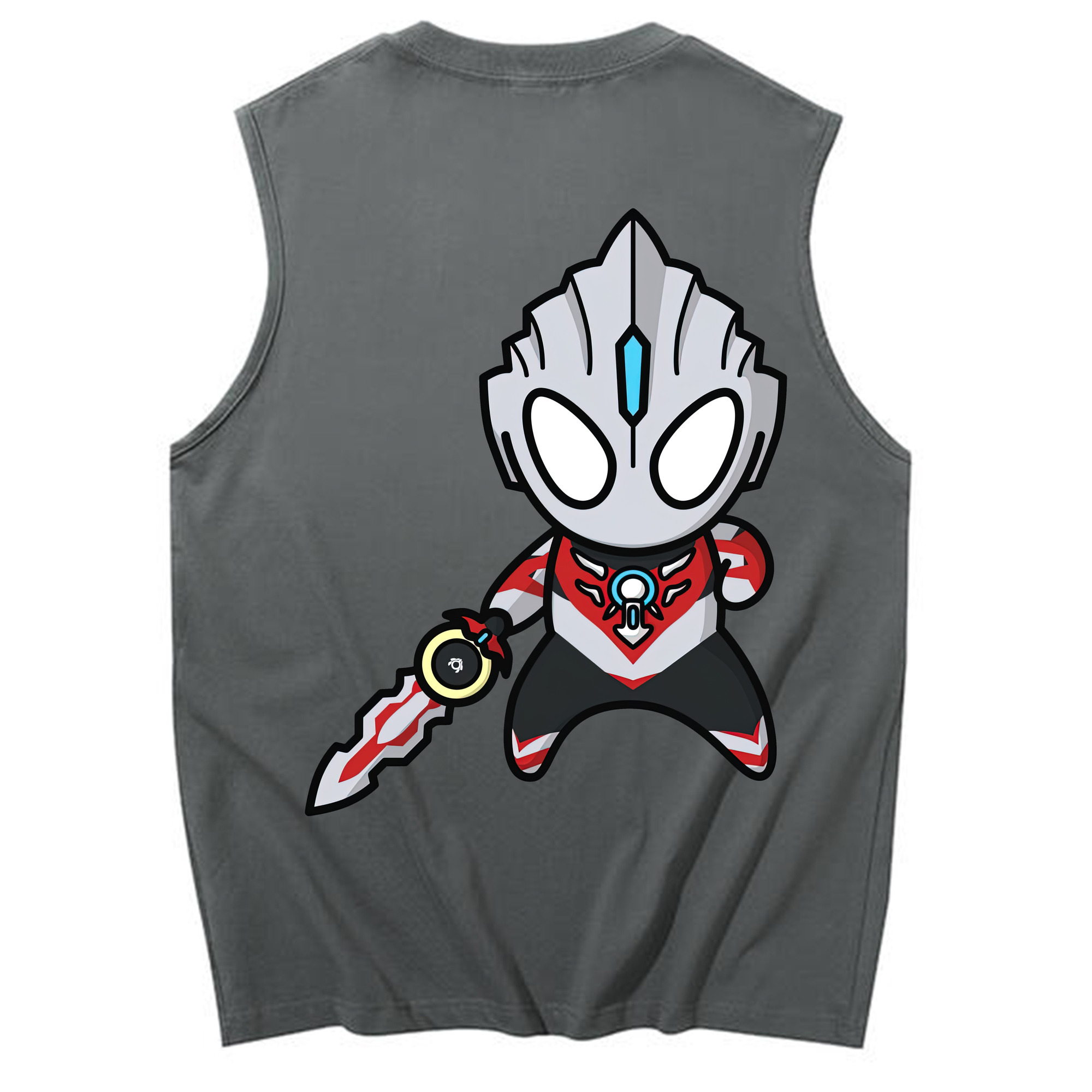 （画像用） ウルトラマン Ultraman コットン100％タンクトップ（背面プリント）
